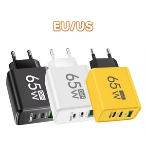 PD 65W USB C Charger GaN Charger Quick Charge 3.0 Type C Phone Adapter - Picture 1 of 20