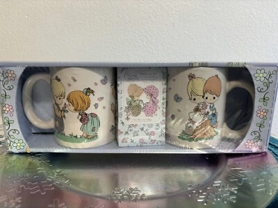 Precious Moments "Best Friends" Juego de Regalo de 2 Tazas Cacao Edición Coleccionista 2010 Foto 1 de 4