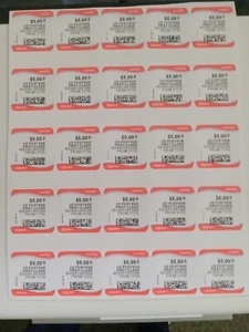 Discount Stamps 3, Sheets Of $5.00  Dollars Stamps . Plus 1, Sheet Free!!! - Picture 1 of 1