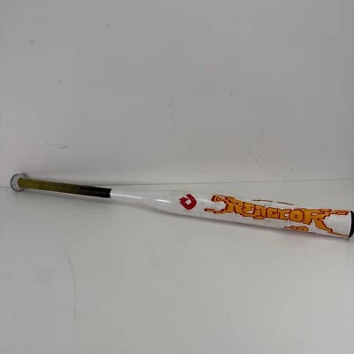 Bate de softbol juvenil DeMarini Reactor RBYB10 33" 23 oz 21/4" barril -10 blanco Foto 1 de 4