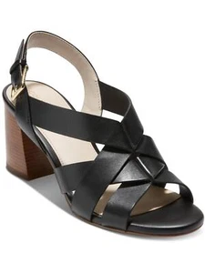 Cole Haan Womens Jamie Sandal 65 Black Slingback Sandals 10 Medium (B,M) 1882 - Picture 1 of 3