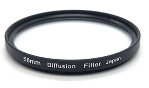 58mm Diffuser Glass Filter with Case - Picture 1 of 4