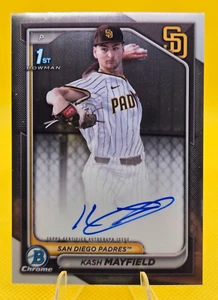 2024 Bowman Draft Kash Mayfield 1st Bowman Chrome Auto - Bild 1 von 3
