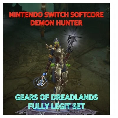 DIABLO 3 SWITCH/PS4/5 DEMON HUNTER FULLY LEGIT SET FOR SOFTCORE LVL 1 OR 70 - Image 1 of 4