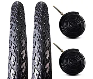 Zol Bundle 2 Pack Velocita Road Reflective Tire and Tube 700X38c Presta/French - Picture 1 of 5