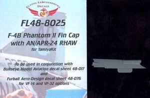Flying Leathernecks Models 1/48 F-4B PHANTOM FIN CAP avec kit résine AN/APR-24 RHAW - Photo 1 sur 3