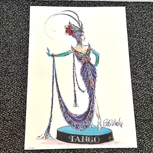 Mattel 1999 Bob Mackie Tango Barbie Puppe Skizze Illustration Druck 16x11 - Bild 1 von 8