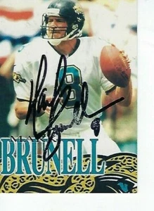 MARK BRUNELL HAND SIGNED RELIGIOUS TRADING CARD #1 OF 6 - JACKSONVILLE JAGUARS - Picture 1 of 1