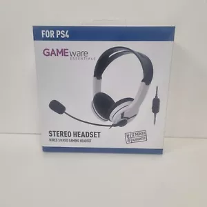GAMEware Auriculares Estéreo con Cable para Juegos para Playstation 4 Blanco - Imagen 1 de 2