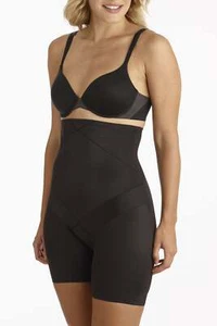 Miraclesuit Shapewear High Waist Thigh Slimmer Black 2419-1 - Picture 1 of 4