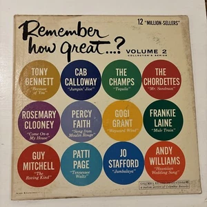 REMEMBER HOW GREAT...? VOLUME COLUMBIA Vinyl LP XTV 69409 VG/VG - Picture 1 of 6
