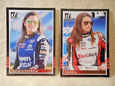2016 Danica Patrick Donruss BASE & IMAGE VARIATION ( 2 )card set #142...../499 - Image 1 of 2