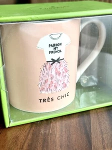 NUOVA tazza Kate Spade New York By Lenox "THINGS WE LOVE" TRES CHIC confezione regalo 10 oz - Foto 1 di 9