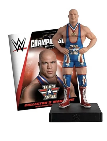 WWE Championship Collection | Kurt Angle with Magazine issue 18 by Eaglemoss Cover