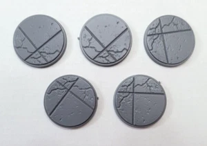 35 mm bases Marvel Crisis Protocol 5x X Men bases Necromunda - Imagen 1 de 1