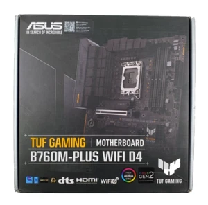 ASUS TUF Gaming B760M-Plus WiFi D4, Intel LGA1700 Motherboard (Please Read) - Picture 1 of 5