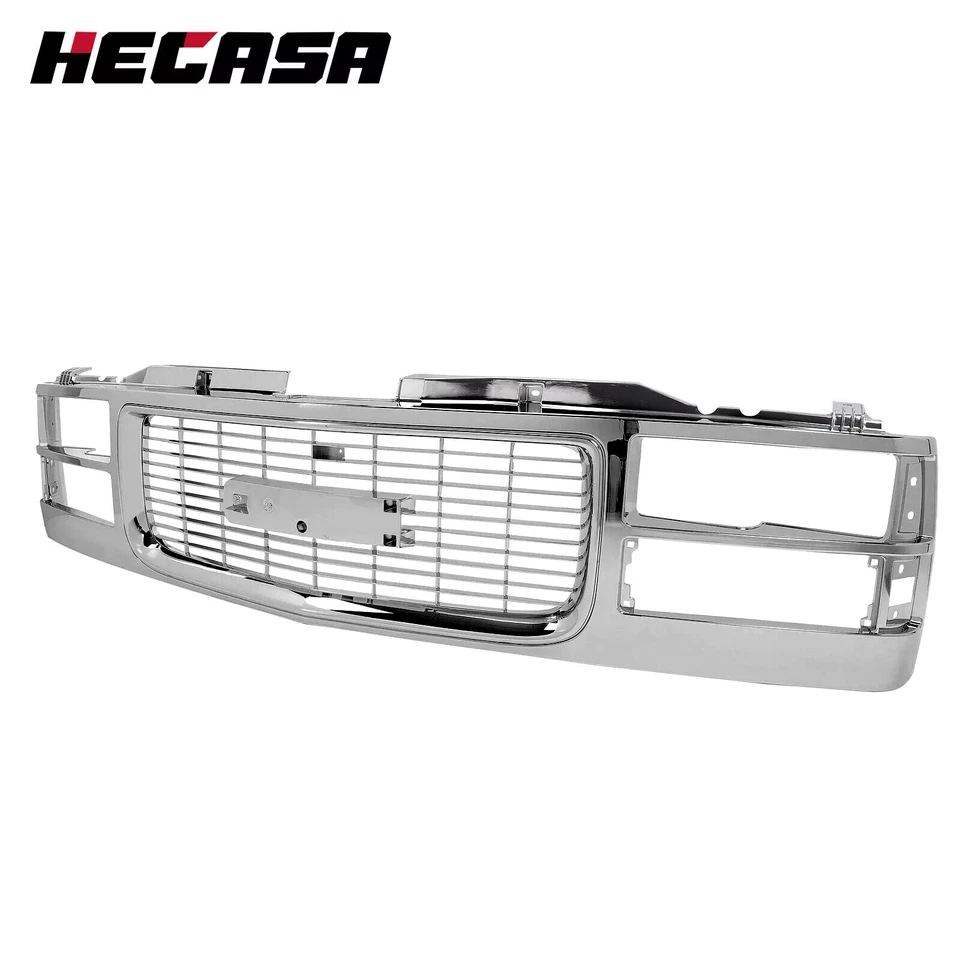 HECASA Chrome Grille Assembly For GMC C K 1500 2500 3500 1994-2000 94-99 Yukon - Изображение 1 из 4