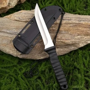 Outdoor Survival Knife With Hard Case - Picture 1 of 5