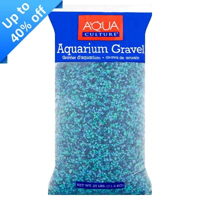 Aqua Culture Aquarium Gravel, Caribbean, 25 lb - Image 1 of 4