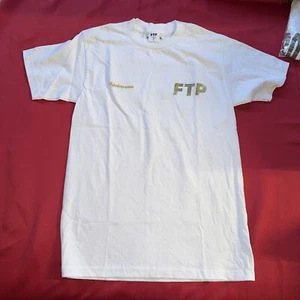 Rare FUCKTHEPOPULATION FTP 10 YEAR LOGO TEE (WHITE) SIZE M - Picture 1 of 3