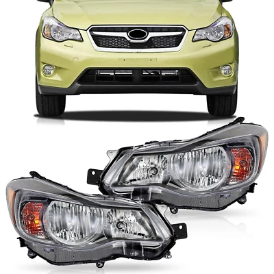 A pair of Left & Right Halogen Headlight For 13-15 Subaru XV Crosstrek Impreza - Изображение 1 из 4
