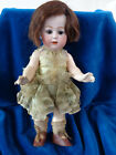 Antique doll with old dress so cuuute character doll