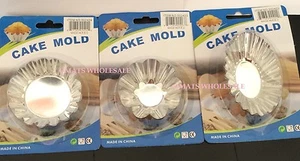 12pcs Egg Tart 蛋挞 Aluminum Alloy Cup Cake muffin handmade Mold Tin Bake PARTY - Picture 1 of 9