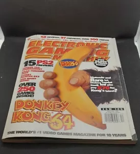Donkey Kong 64 Electronic Gaming Monthly EGM Dec 1999 #125, VTG. - Picture 1 of 5