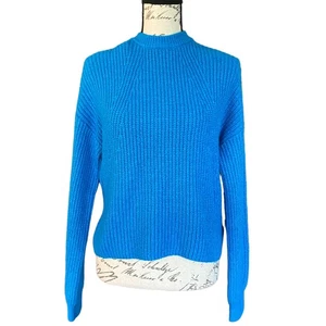 BP Blue Cotton Blend Knit Long Sleeve Sweater Size XS NEW - Picture 1 of 4