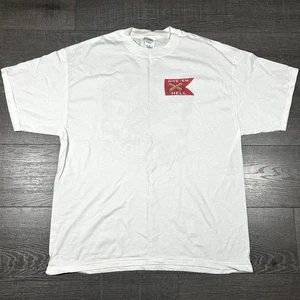 Camisa De Colección Operación Libertad Iraquí XL Blanca USS Harry S. Truman Bandera Give em Hell - Imagen 1 de 8