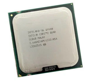 Intel Core 2 Quad Core Q9400 SLB6B 2.66 GHz 2 MB 1333 MHz LGA775 CPU Processor - Picture 1 of 2