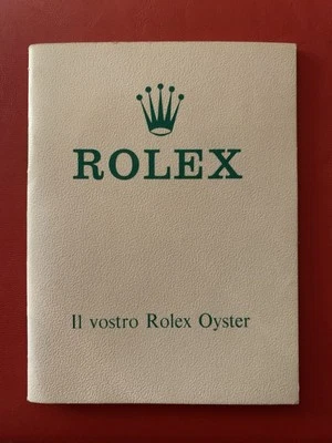 Rolex Certificato Di Garanzia In Bianco In Lingua Italiana. - Immagine 1 di 4