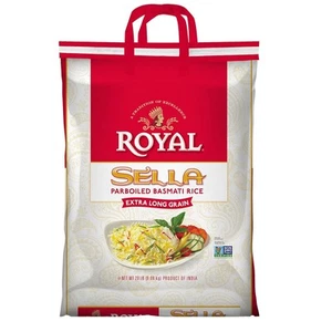Royal Sella Basmati Rice 20lb Authentic Flavor Long Grain Vegan Gluten Free - Picture 1 of 8
