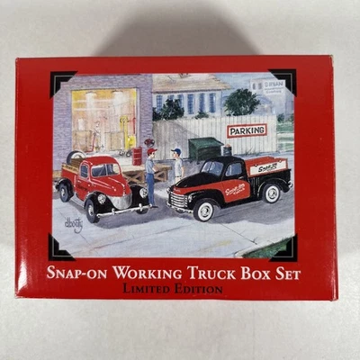Snap On Working Truck Set 1940 Ford 1952 Chevy FS Limited Edition New In Box - Image 1 of 4