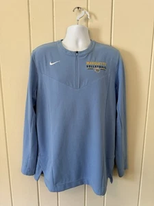 Nike Marquette University Volleyball Men’s L Light Blue 1/4 Zip Sweatshirt - Picture 1 of 6
