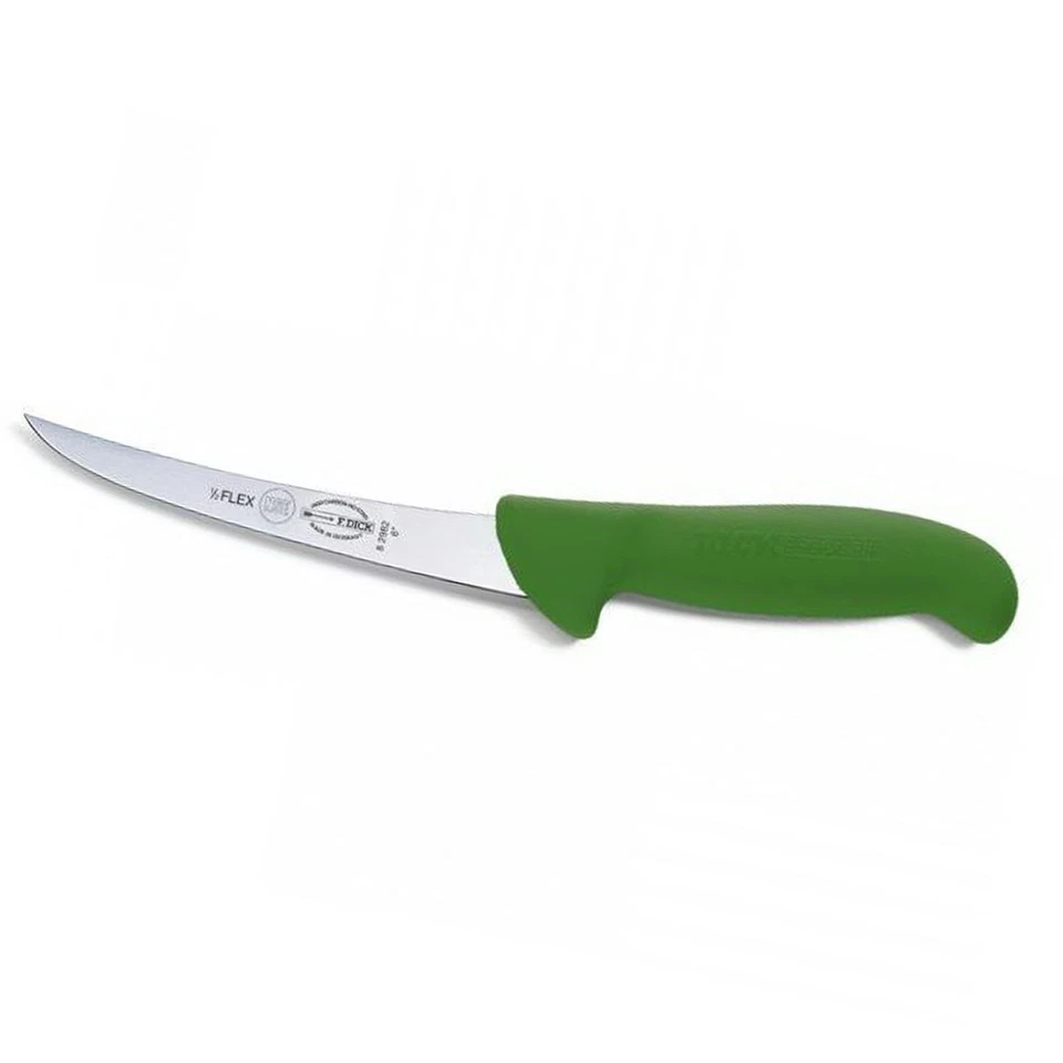Fr. Dick ErgoGrip Ausbeinmesser 13cm grün Fleischermesser Ausbeiner halbflexibel