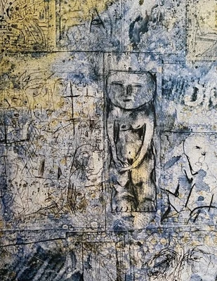 Uwe Häßler Signierter numm.  Original Siebdruck - groß - Worpswede - nur 15 Ex. - Bild 1 von 4