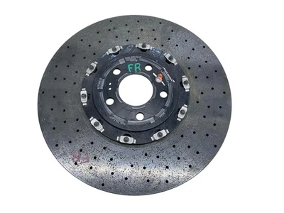 2024 MCLAREN ARTURA FRONT CARBON CERAMIC BRAKE ROTOR 14CA162CP *4K MILES* OEM — 第 1/4 张图片