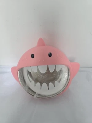 Stainless Steel Shark Small Bowl for Kids Fun Mixing Kitchen Bowl. Pink - Image 1 of 3