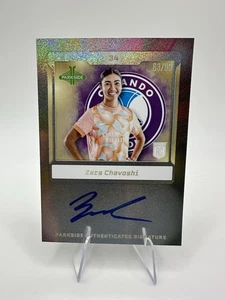 2025 Parkside NWSL Signature Series Zara Chavoshi Rookie Auto Shimmer /99 - Picture 1 of 2