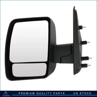 ✅ 2012-2013 Fits Nissan NV 1500/2500/3500 LH Side Black Manual Fold Mirror - Image 1 of 4