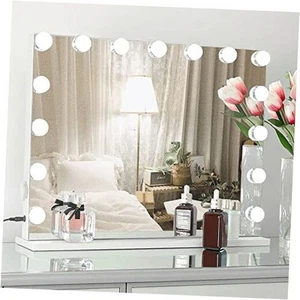 22.8"x 18.1" Vanity Mirror Makeup Mirror with Lights,10X Large Hollywood - Picture 1 of 7