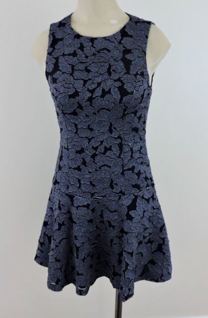 Alice + Olivia 蓝色女式蕾丝连衣裙| eBay