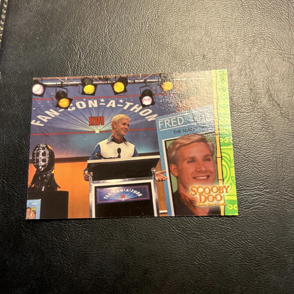 Jb11a Scooby Doo Movie Story 2002 #12 Fred Jones Freddie Prinze Jr - Image 1 of 2