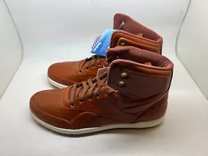 Reebok Hexalite Retro Y2K High Tops Hyper Sport Trainers British Tan UK 8 EU 42 - Picture 1 of 7