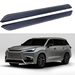 Black Running Board fits for Lexus TX 2024 Side Step Nerf Bars Aluminum - Foto 1 di 8