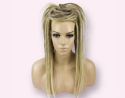 Blonde Dread Falls, Dreadfall, Ponytail Dread on Hairband Hair Tie, Locs, Rasta - Image 1 of 4