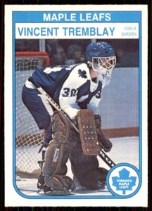 1982-83 O-Pee-Chee Vincent Tremblay Rookie Toronto Maple Leafs #334