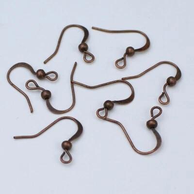 100pcs/lot 19x18mm Earring Hooks Findings Ear Wires Hooks for DIY Jewelry Making - Image 1 of 4