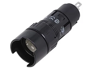 61-0010.02 Body 16mm 61 Ø16.3 mm IP65 Enclos.mat: plastic Face dim: Ø18mm EAO - Picture 1 of 1